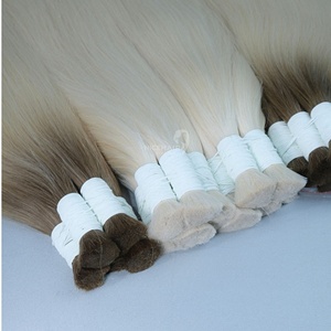 Extensions de cheveux humains Remy, cheveux en vrac, blanc, double trame, prix de gros, pas de cheveux synthétiques, cheveux vierges vietnamiens 2026 - Product Image 5