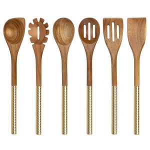 <b>Utensils</b> Spatula Top Sponsor Teak Acacia Mango Wood Item Listing and Wooden Spoons <b>Set</b> Wholesale Natural <b>Kitchen</b> High Quality - Product Image 3