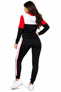 ชุดเซ็ตแทรคสูทลูกไม้สไตล์สตรีทแวร์พร้อมโลโก้สั่งทำสำหรับผู้หญิง ปี 2026 สินค้าขายดี ขายส่งเสื้อผ้ากีฬา - Product Image 6