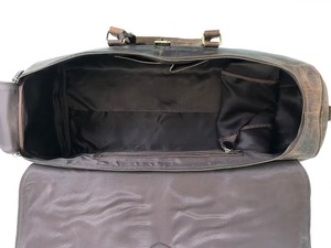 กระเป๋าหนังแท้ทรงดัฟเฟิล วินเทจ สำหรับเดินทาง ใช้ได้ทั้งชายและหญิง ความจุขนาดใหญ่ พกพาสะดวก 36-55 ลิตร รุ่น LDB-0218 - Product Image 5