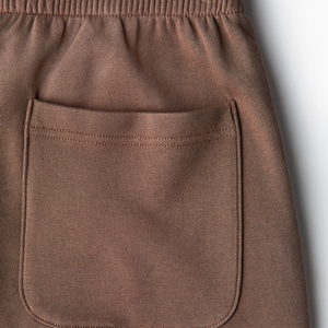 Custom Men's Outdoor Casual Elastic Board Shorts 100% Polyester <b>Mid</b> Waist Solid Pattern with Letter Printing Drawstring Closure - Product Image 6