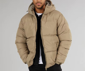 เสื้อแจ็คเก็ตพัฟเฟอร์คุณภาพสูงแบบสั่งทำพิเศษสำหรับผู้ชาย วัยรุ่น และเด็ก  ออกแบบสีและโลโก้ได้ตามต้องการ ป้องกันรอยยับ - Product Image 1