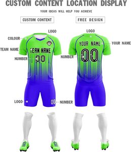 Vêtements de football, maillots et shorts personnalisés, vente en gros, respirant, séchage rapide, léger, tissu 100% polyester, prix d'usine - Product Image 3