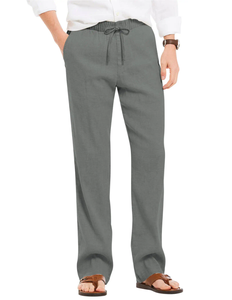 Breathable <b>Drawstring</b> Anti-wrinkle, Man Trouser, Plain Dyed New Design <b>Men</b> Trousers for Adult Women's <b>Jeans</b> Trousers Factory - Product Image 1