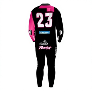 Enea Bastianini Pro Race 1Pc Black jumpsuit Track/Riding Cowhide/Kangaroo Leather MotoCP Motorbike Traje Level 2 <b>Protectors</b> CE - Product Image 3