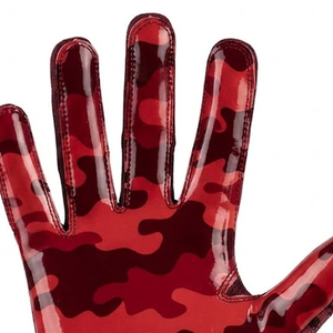 ถุงมือรับบอลอเมริกันฟุตบอลรุ่นใหม่ Perx4sale สำหรับผู้ชาย พร้อมฝ่ามือเหนียวพิเศษ ปิดด้วยแถบตีนตุ๊กแก ดีไซน์ลายพรางประดับเพชร - Product Image 5