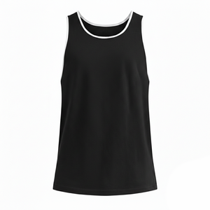 Camisetas sin Mangas para Hombre al por Mayor, de Alta Calidad, con Logotipo Personalizado, Color Sólido, Tallas Grandes, Transpirables, para Gimnasio y Entrenamiento - Product Image 6