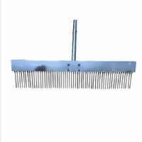 Brosse à texture pour béton fiable pour le finissage des routes en béton, le rainurage des surfaces et les applications de construction