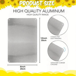 ป้ายจอดรถโลหะสำหรับผู้พิการ CIFbuy พร้อมพื้นผิวสะท้อนแสง ป้ายจราจรเพื่อความสะดวกสำหรับ TikTok สำหรับบริการรับสินค้า Temu - Product Image 3