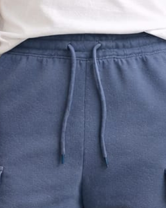 Pantalones Cortos Cargo Azules para Hombre, Cintura Elástica con Cordón, Estilo Casual Urbano, Múltiples Bolsillos, Pantalones Cortos de Verano, Logotipo Personalizado, Fabricante OEM - Product Image 4