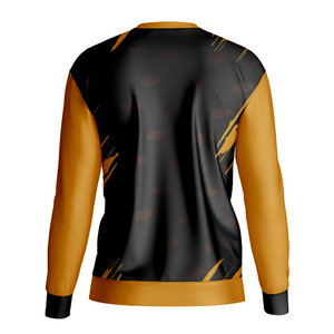 T-Shirt da Uomo Personalizzata a Maniche Lunghe con Tasca, Collo Tondo, Tinta Unita, Stile Basic, in Cotone Puro Spesso - Product Image 2
