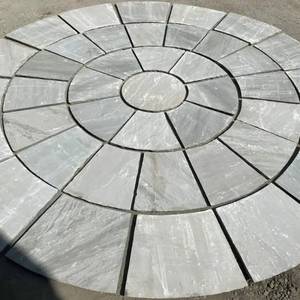 Pavés en grès naturel Kandla gris pour patios, jardins, cours et aménagements extérieurs - Product Image 3