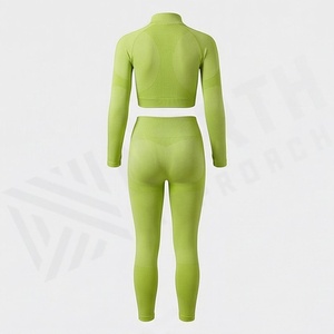 Vêtements de sport décontractés pour femmes, ensemble de yoga surdimensionné, vêtements de sport pour l'entraînement, la course à pied, les exercices, vêtements de sport actifs - Product Image 2