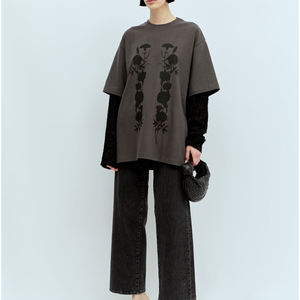 Fabricante OEM de Camisetas Bordadas Personalizadas para Mujer, Camiseta de Algodón Suave con Logotipo Bordado, Perfecta para Marcas de Moda - Product Image 6