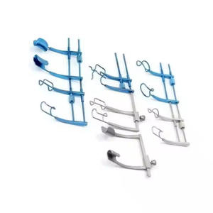 Stainless Steel Ophthalmic Eye Speculum Adjustable Eyelid Opener Surgical Tool Manual Power By <b>Blush</b> Surgical - Product Image 1