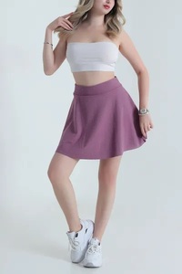 Jupes crayon taille haute pour femmes 2026, tricotées, style été-automne, imprimées, 100 % coton, durables, respirantes, simples, mignonnes avec nœud - Product Image 5