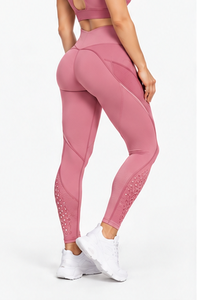 Leggings Deportivos para Mujer, Cintura Alta, para Yoga, Fitness, Running, Entrenamiento, Sin Costuras, Elásticos, de Secado Rápido, Diseño Sólido, 160g, Push-Up - Product Image 6