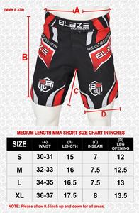 Blaze personnalisé nouveauté OEM Service hommes MMA Shorts vente en gros hommes MMA Shorts impression personnalisée hommes MMA Shorts - Product Image 6