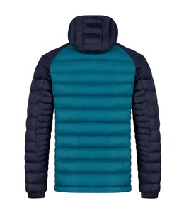 Veste matelassée en polyester décontractée pour homme, col montant, logo frontal, grande taille, à capuche, coupe-vent, épaisse, pour l'hiver, OEM ODM, haute qualité - Product Image 6