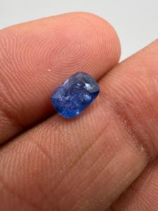 Natural Royal Blue Sapphire <b>Cushion</b> Cut 1.70CT 7.5x5.5x4.5mm Heat Treated Color Play Third Party Certified Loose Gemstone for - Product Image 2