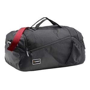 Sac de sport 5 Sports Gym, motif bleu à carreaux, tissu Oxford, 40-55L, fermeture éclair résistante à l'eau, compartiment intérieur durable - Product Image 1