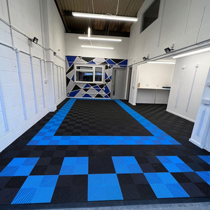 Heavy Duty PP Garage Flooring Tiles Industrial Floor <b>Mat</b> for Workshop Garage Flooring Tiles - Product Image 5