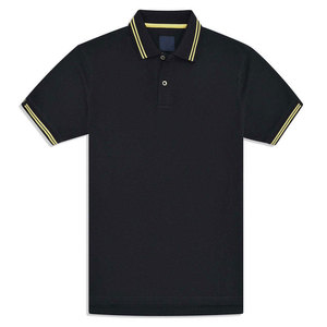 Polo en coton uni pour homme, personnalisable avec broderie, fabrication directe du fabricant - Product Image 1