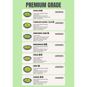 Premium Grade <b>Matcha</b> Instant Drink Powder Sample <b>Sets</b> 20g Each - Product Image 1