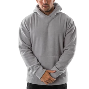 เสื้อฮู้ดผู้ชายแบบสวมหัวสั่งทำขายส่ง แบบเรียบสีพื้น มีฮู้ด - Product Image 4