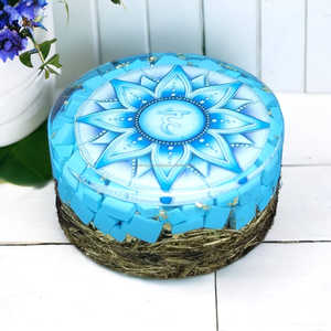 ชุดเสริมจักระเจ็ดชิ้นคุณภาพระดับพรีเมี่ยมสินค้ามาใหม่หินอาเกตคริสตัลอาเกตแท้เกรดสูงแกะสลักพลอยเทียมด้วยความรัก - Product Image 3