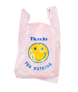 Impresión personalizada de alta calidad transparente camiseta bolsa de plástico mango chaleco compras plástico muti-uso bolsas para llevar - Product Image 1