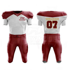 Uniforme de football américain léger et respirant de qualité supérieure, coupe standard, vêtements d'équipe pour adultes, options de design gratuites, couleurs personnalisées - Product Image 3