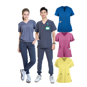 ชุดพยาบาลแขนสั้น/ยาวผ้านุ่มระบายอากาศได้ดีดีไซน์สุภาพเรียบร้อยคุณภาพสูงสำหรับโรงพยาบาล - Product Image 1