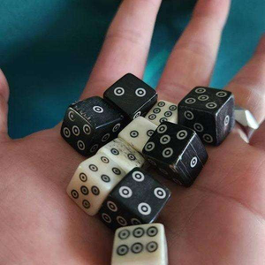 Dados de Cuerno de Búfalo Natural, Ecológicos y con Patrones Únicos, Hechos a Mano, Modernos, para Juegos de Mesa RPG, Alta Calidad - Product Image 5