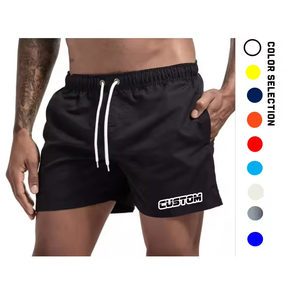 Pantalones cortos deportivos para hombre, de secado rápido, transpirables, para gimnasio, entrenamiento, fitness y deportes. - Product Image 1