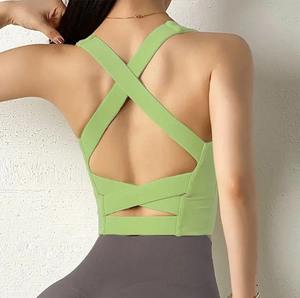 Sujetador deportivo para correr con cremallera frontal, ropa interior para mujer, a prueba de golpes, sin aros, bralette transpirable sin costuras. - Product Image 4