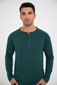 Camisa de Manga Larga a Rayas para Hombre, Corte Entallado, Patrón Clásico, Formal, Casual, Versátil - Product Image 1