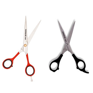 Ensemble de 2 ciseaux de coiffure professionnels pour salon, ciseaux de coupe de cheveux en acier inoxydable pour hommes et femmes, précision et tranchant - Product Image 1