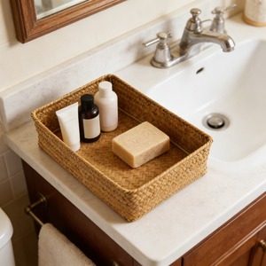 Seagrass basket with a sturdy <b>iron</b> frame Handmade Storage Basket Wholesale eco-friendly Made in Viet - Product Image 4