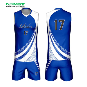 Ensemble d'uniformes de volley-ball pour hommes personnalisés par sublimation, sans manches, pour l'entraînement sportif en équipe, séchage rapide, vêtements de sport d'équipe - Product Image 1