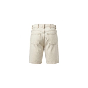 Pantalones Cortos Bermuda para Hombre, Talla Grande, Color Sólido, Lona de Algodón, Casuales, Cintura Media, Cierre de Botones - Product Image 2