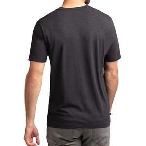 Camiseta Casual de Felpa con Cuello en V para Hombre |   Camiseta Deportiva Ligera de Manga Corta, Ecológica y Transpirable, 160-180 g/m² - Product Image 2