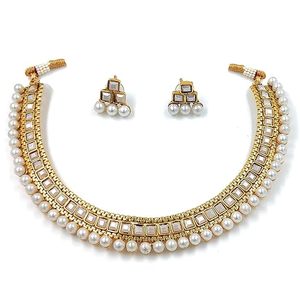Parure de bijoux plaqué or avec zircon et perles d'imitation, style bohème classique, pour mariage, mode féminine, Third Party - Product Image 6