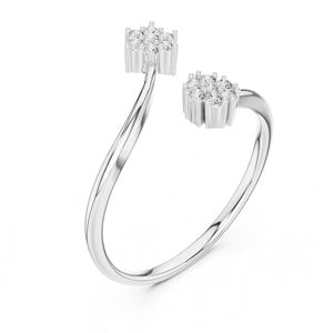 Anillo Solitario de Diamante Cultivado en Laboratorio, Redondo, en Oro Rosa de 14K para Mujer |   Ropa de Uso Diario |   Diamante Cultivado Nuevo - Product Image 4