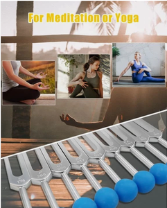 Ensemble de diapasons Solfeggio, 9 pièces, pour la guérison, 174 Hz, 285 Hz, 396 Hz, 417 Hz, ... - Product Image 2