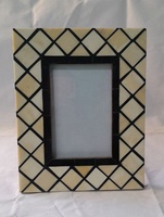 Bingkai Foto Orisinal Berukuran Sedang dengan Inlay Tulang, Tahan UV, Ramah Lingkungan, Orientasi Horizontal untuk Rumah, Hotel, Restoran, Kantor