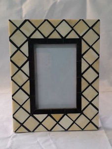 Handmade Fancy Handicraft Natural Bone Inlay Eco-friendly Durable <b>Rustic</b> Modern Tabletop Decorative Photo Frame Uttar Pradesh - Product Image 6