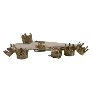 Porte-serviettes Couronne Argentée pour Mariage, Restaurant, Vaisselle de Table, Décoration de Fête Festive, Fournitures en Gros, Anneau de Serviette Designer - Product Image 2