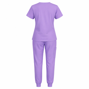 Professional Hospital Nurse <b>Uniform</b> <b>Scrub</b> Set Men Women Medical <b>Scrubs</b> with Jogger Pants Stretch Fabric Custom Embroidery Logo - Product Image 2