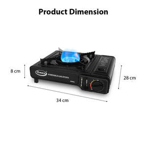 Gmax GP-001 Portable Dual-Fuel <b>Stove</b>-2.1kW with Carrying Case - Product Image 5